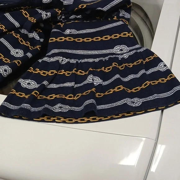 MICHAEL KORS Chain And Links 3/4 Sleeve Top, Size L - Picture 5 of 9